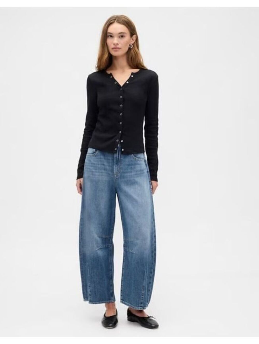 Gap High Rise Horseshoe Crop Jeans
